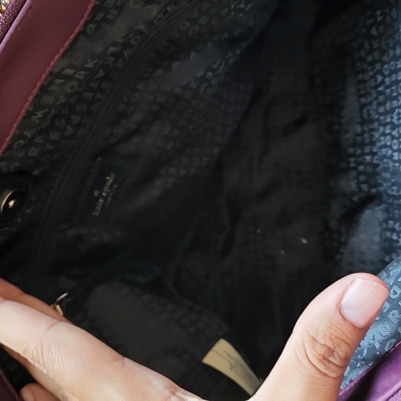 BNWT - Kate Spade Wilson Road purse in Deep Plum - Picture 5 of 15